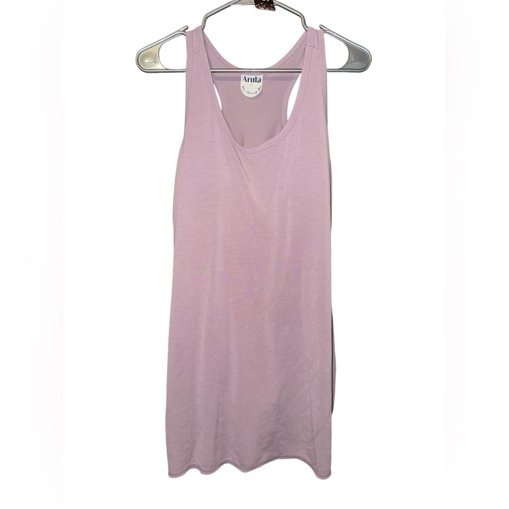 Altard State- Arula Active dress Romper w/ built in pockets and bra- Lavender